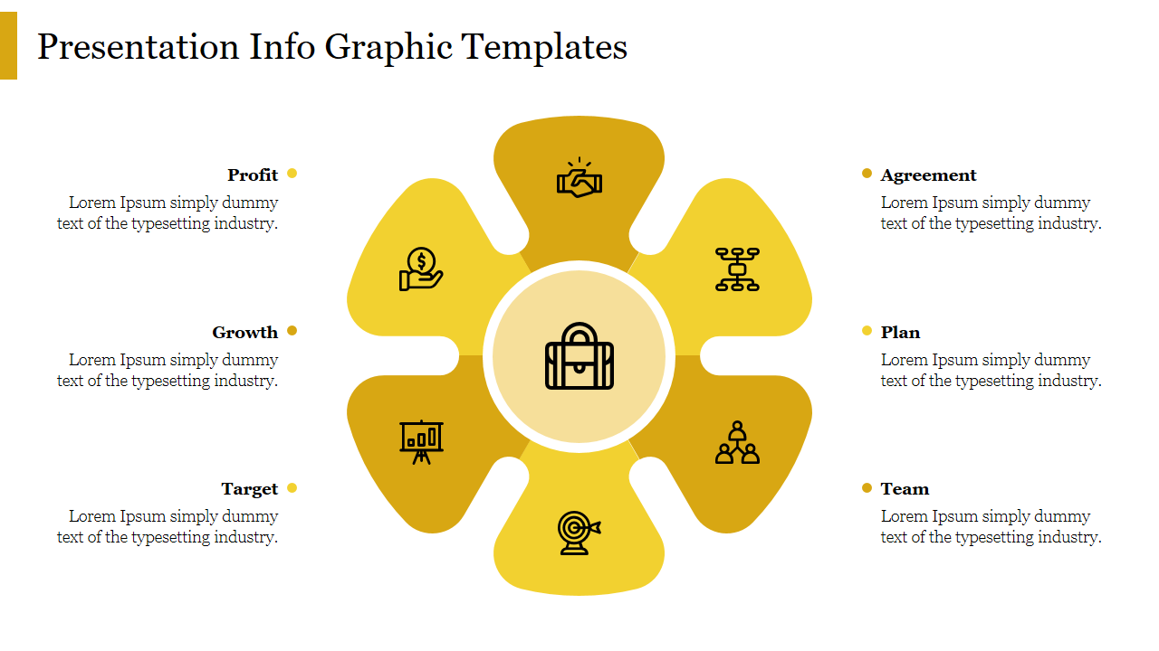 Presentation Infographic Templates-Yellow